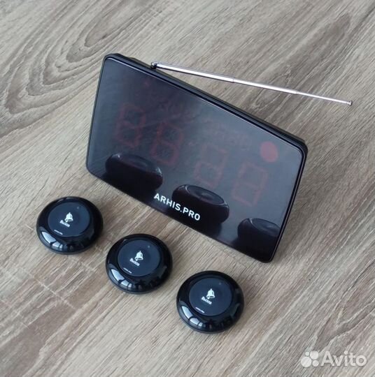 Кнопка вызова официанта, табло вызова - комплект