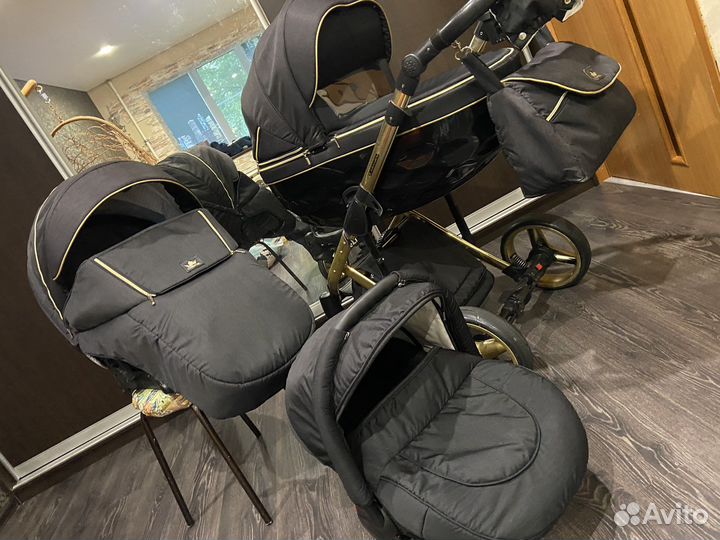 Коляска adamex chantal 3 в 1 бриллиант