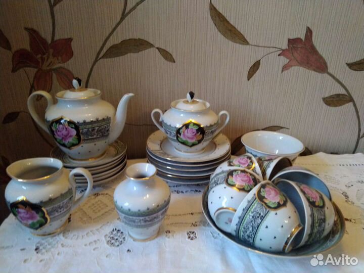 Шикарные старинные коллекционные сервизы СССР