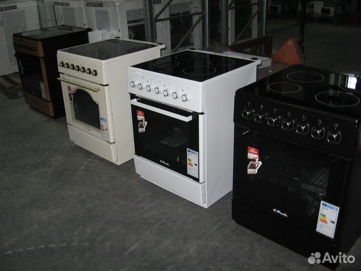 Кухонная плита новая 50 и 60 см стеклокер