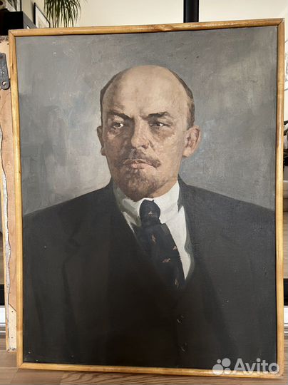В.И.Ленин портрет холст, масло