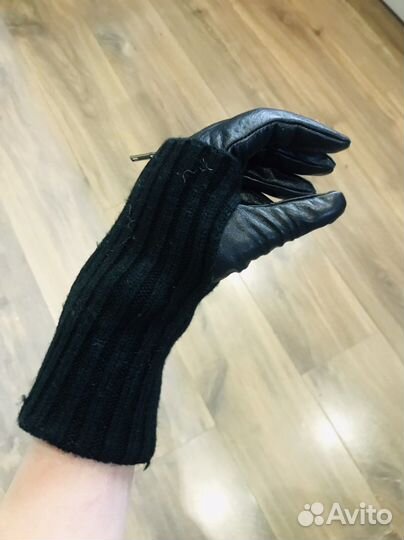 Перчатки кожаные