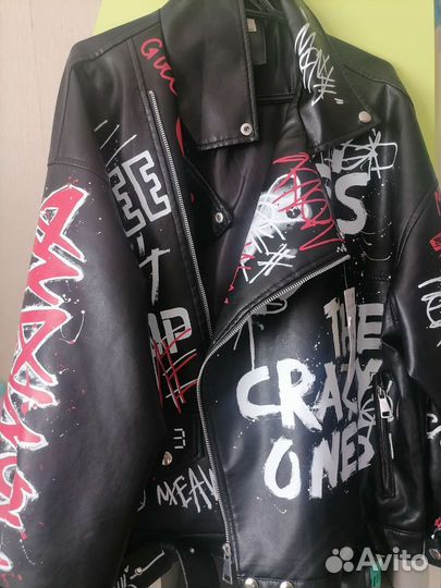 Куртка кожаная женская 48 размер