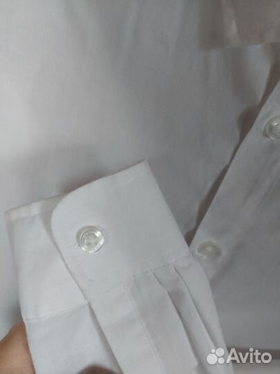 Рубашка на мальчика 164 белая