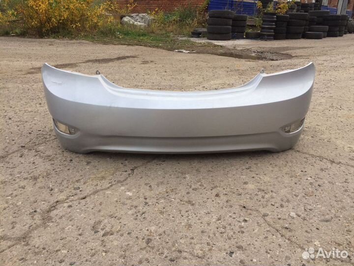 Бампер Задний Hyundai Solaris 1 До Рестайлинг