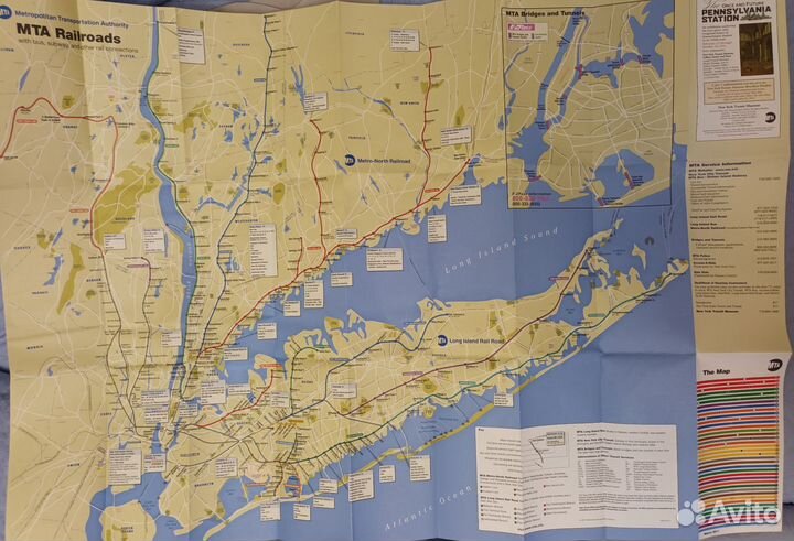 Карта транспорта Нью Йорка