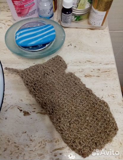 Мочалка ручной работы