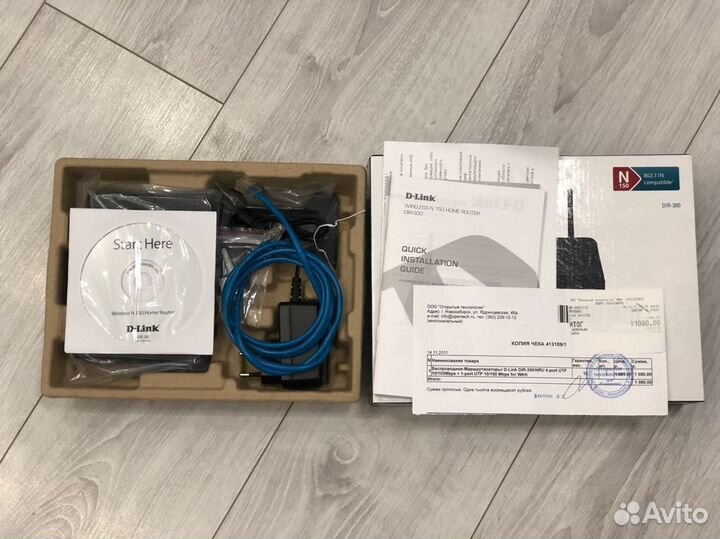 WiFi роутер D-Link N150 DIR 300