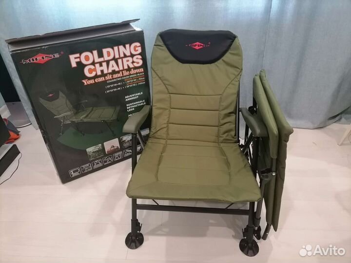 Карповое кресло-шезлонг New MF 2023