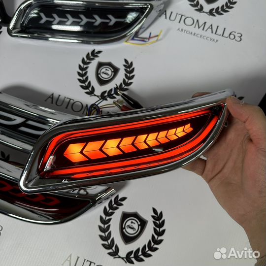 Катафоты priora 2 заднего бампера LED