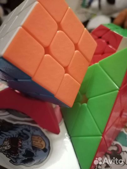 Кубик рубика, пирамидка, мегаминкс