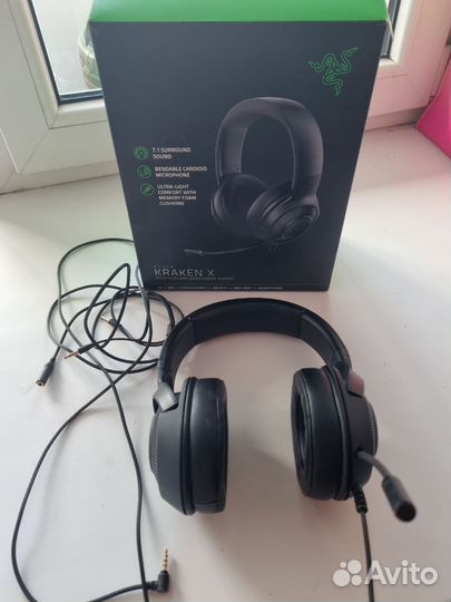 Игровые наушники Razer Kraken X