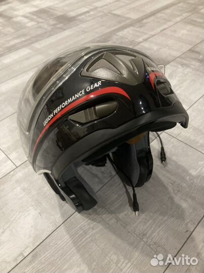 Шлем для снегохода с подогревом