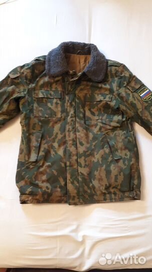 Куртка утеплённая камуфляжная. б/у