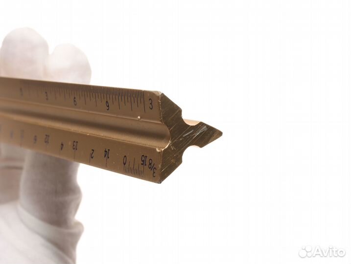 Картографическая Линейка США Винтаж