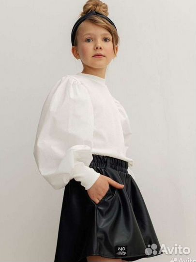 Блузки с объемными рукавами р.128 - 158