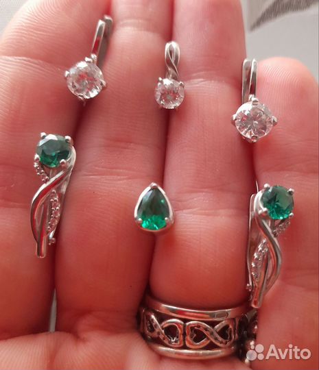 Серьги наборы