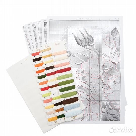 B211 Набор для вышивания 'Композиция с яблоками' 1