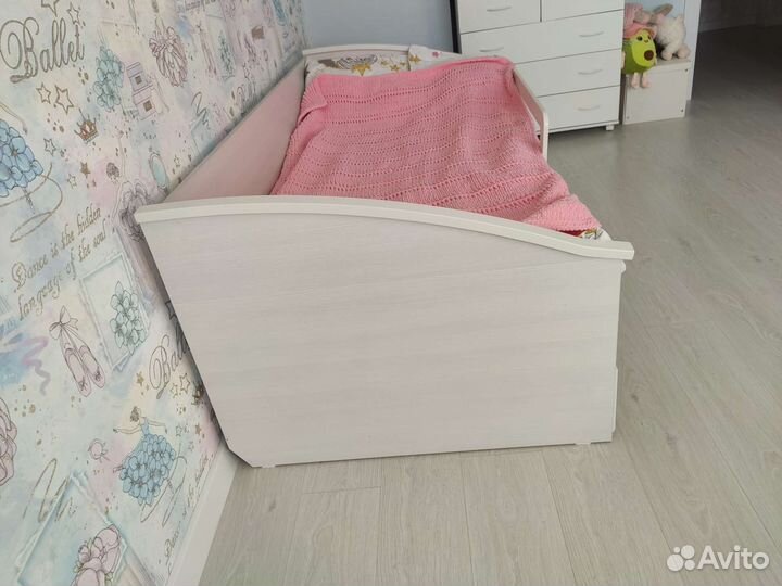 Детская кровать Классика с двумя ящиками