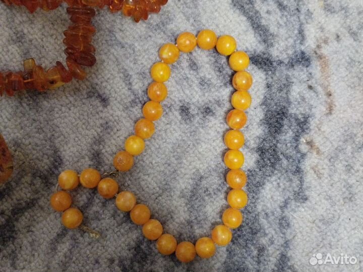 Бусы янтарь СССР