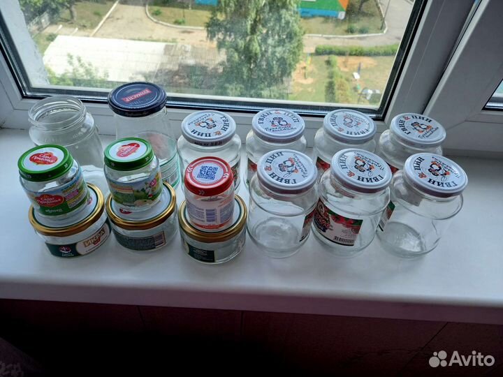 Банки стеклянные/банка 0,5 л с винтовой крышкой