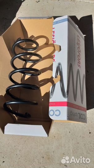 Пружина передняя на skoda superb