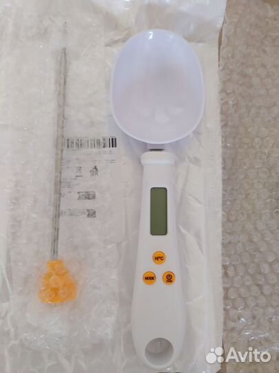 Ложка-весы новая 2 в 1 + батарейка