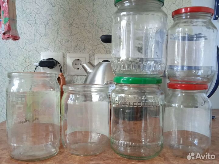 Банки стеклянные 0,5- 0,7 -0,65 -0,48 л