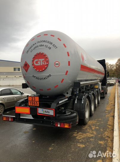 Полуприцеп газовоз GT7 ППЦТ-48, 2023