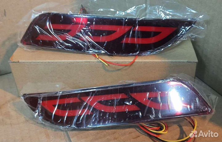 Катафоты LED заднего бампера приора SE