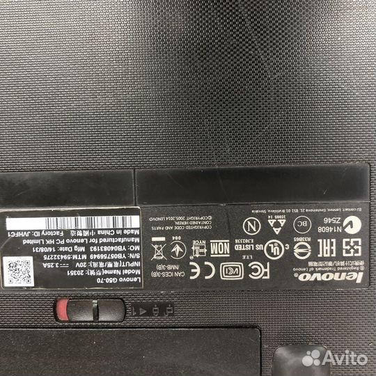 Игровой ноутбук Lenovo core g50-70