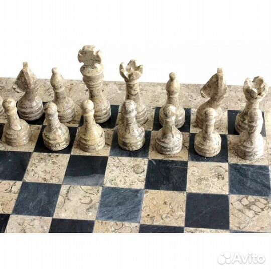 Шахматы из камня