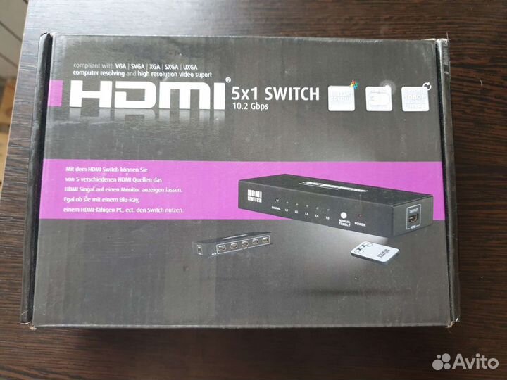 Продам хороший свич hdmi switch с пультом ду