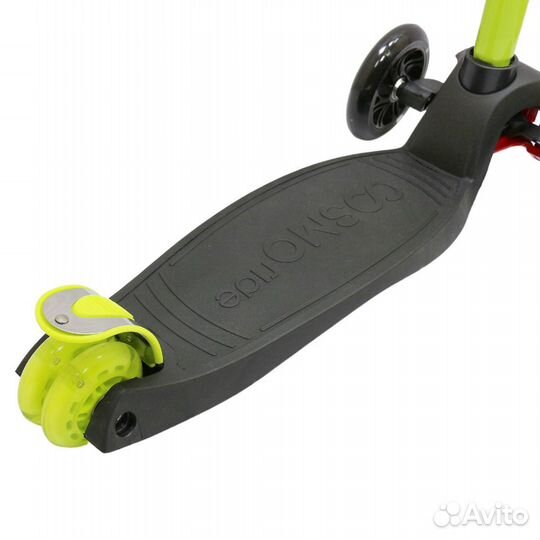 Самокат 3-х колесный Cosmo ride - Черно-зеленый