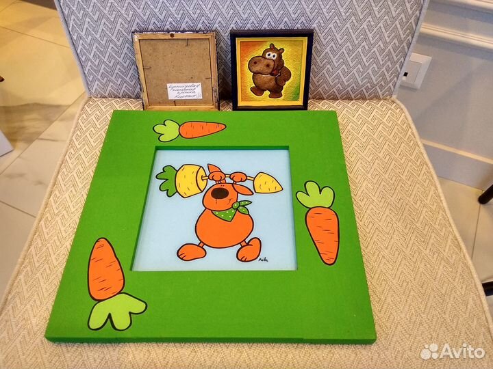 Разное: картины,ракушки, фигурки,колокольчик