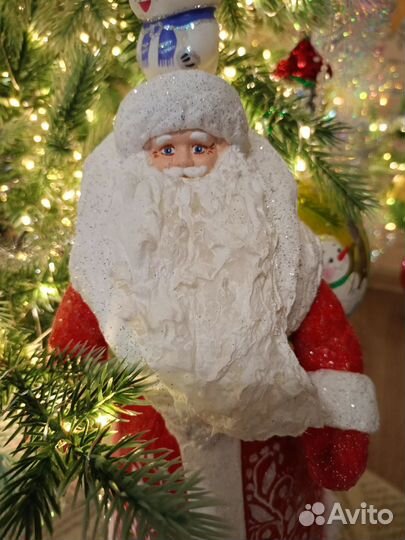 Ватные Дед Мороз и Снегурочка