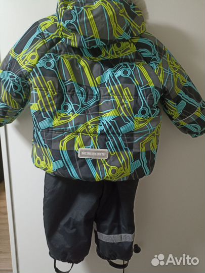 Зимний комплект kerry для мальчика 80-86