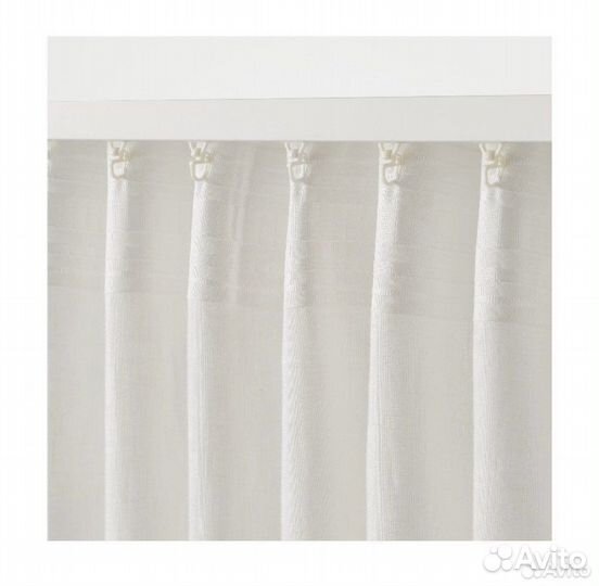 Шторы гардины лен IKEA новые Дютог 145х250 см