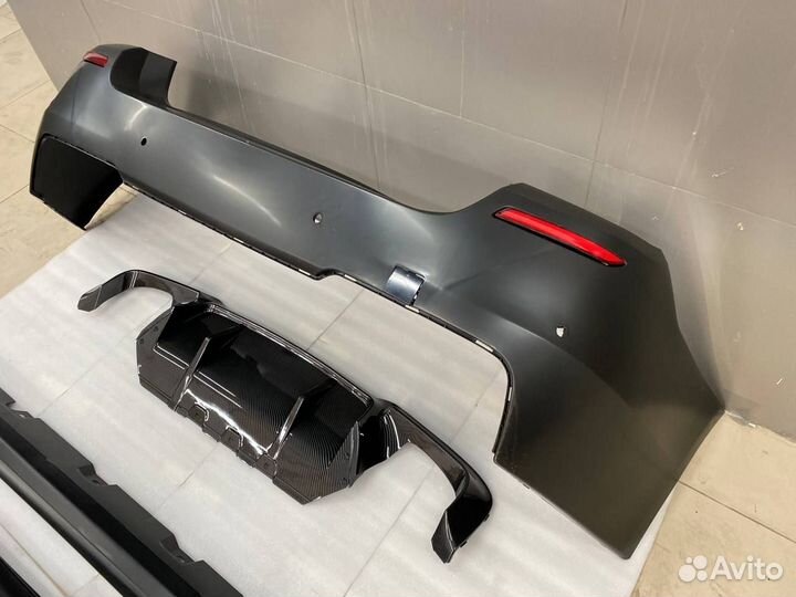 Обвес Млук для BMW F10 + диффузор карбон