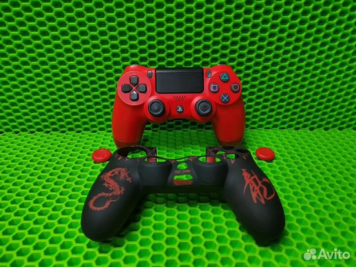 Геймпад для PS 4 красный