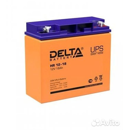 Аккумулятор Delta HR 12-18 (12V / 18Ah)