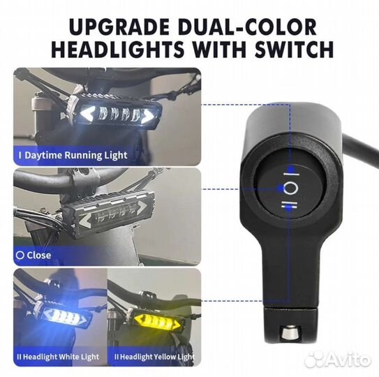 Фара LED универсальная с границей световой