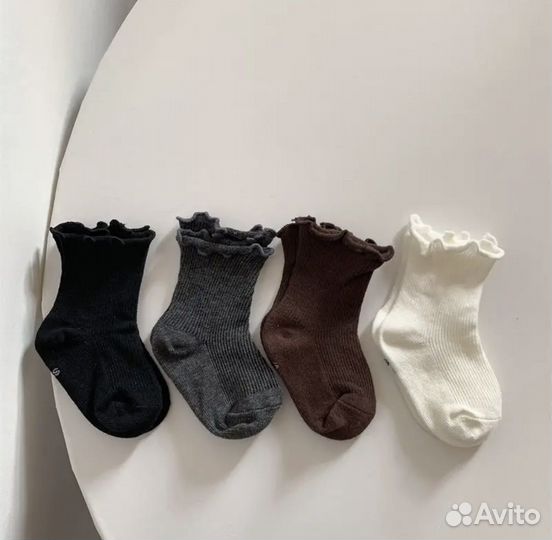 Носки для девочки 4 пары 13-15 см