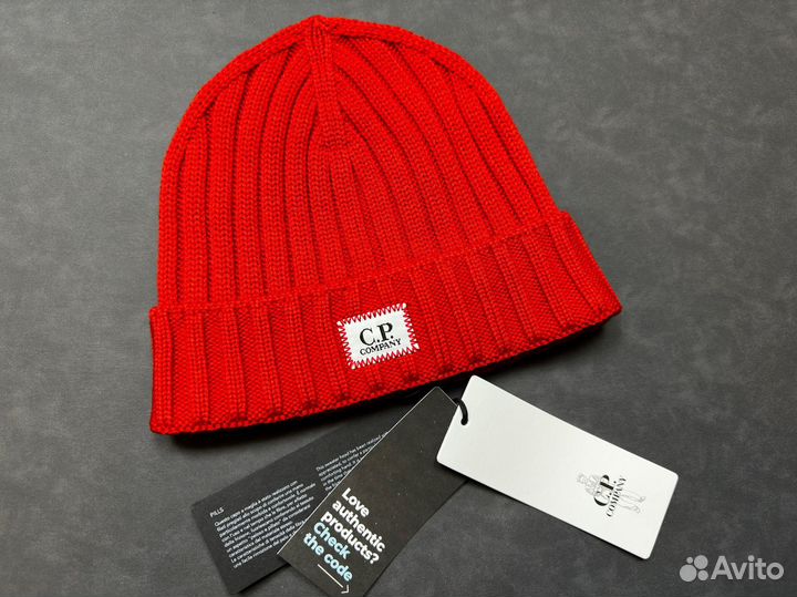 CP Company Оригинал Новая Шапка Шерсть Мериноса