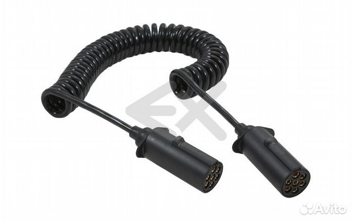 01235E Кабель спиральный 7-полюсный, Type N, L4000