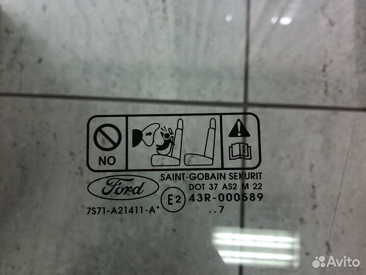 Ford mondeo 4 стекло двери