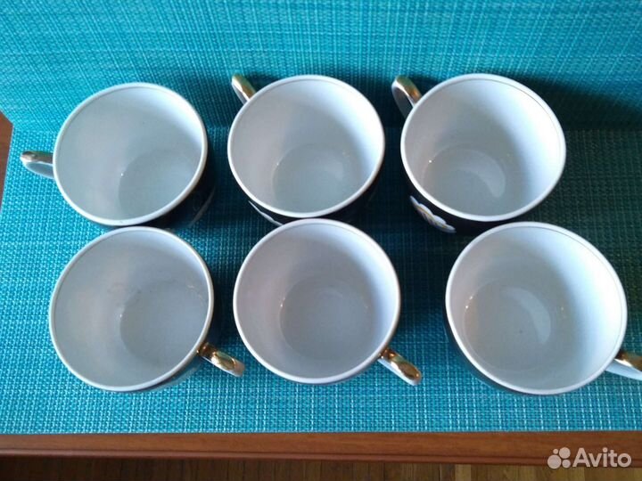 Хлопок.Чайные чашки.Фарфор.Вербилки