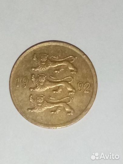 5 центов евро 1992