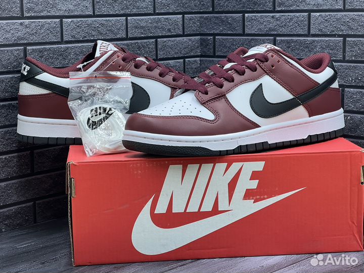 Кроссовки Nike Dunk Low Dark Team Red Black