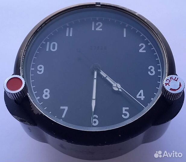 Часы авиационные 122 чс на ходу. СССР